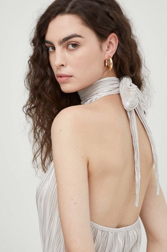 Bruuns Bazaar bluza Groundberry Duro top argintiu BBW3706