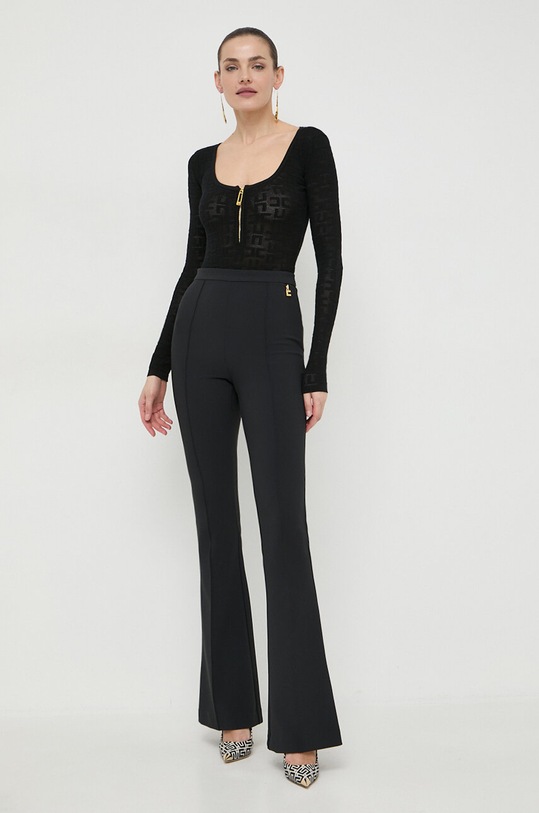 Elisabetta Franchi body BK55B41E2 czarny SS24