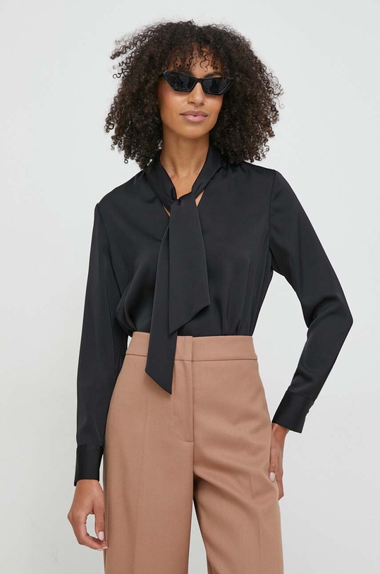 Calvin Klein bluzka regular czarny K20K206890