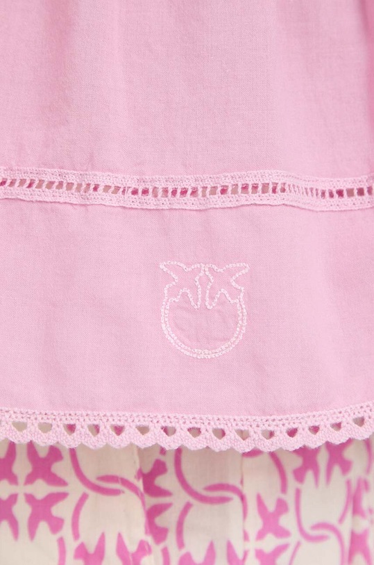 Pinko bluzka bawełniana 103070.A1OL różowy