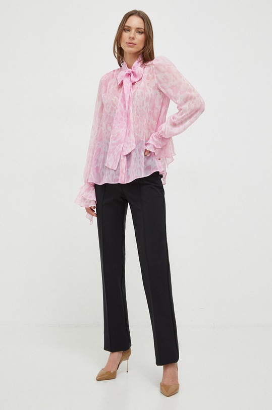 Pinko koszula 100226.A1LA różowy SS24