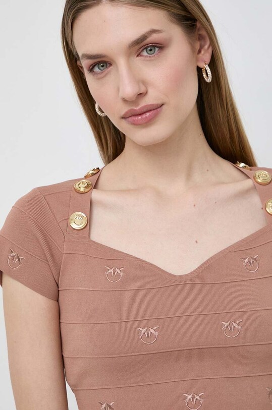 Блузка Pinko коричневий 102882.A1LK