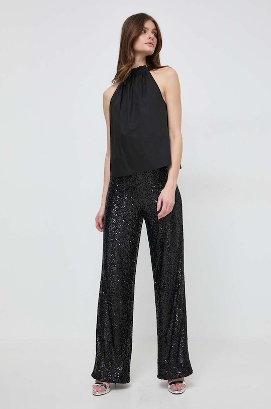 Pinko bluzka bawełniana 100895.A19U czarny AA00