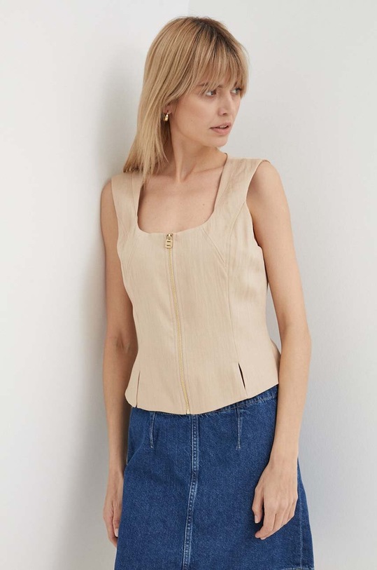 Dkny bluzka beżowy P4BATW65