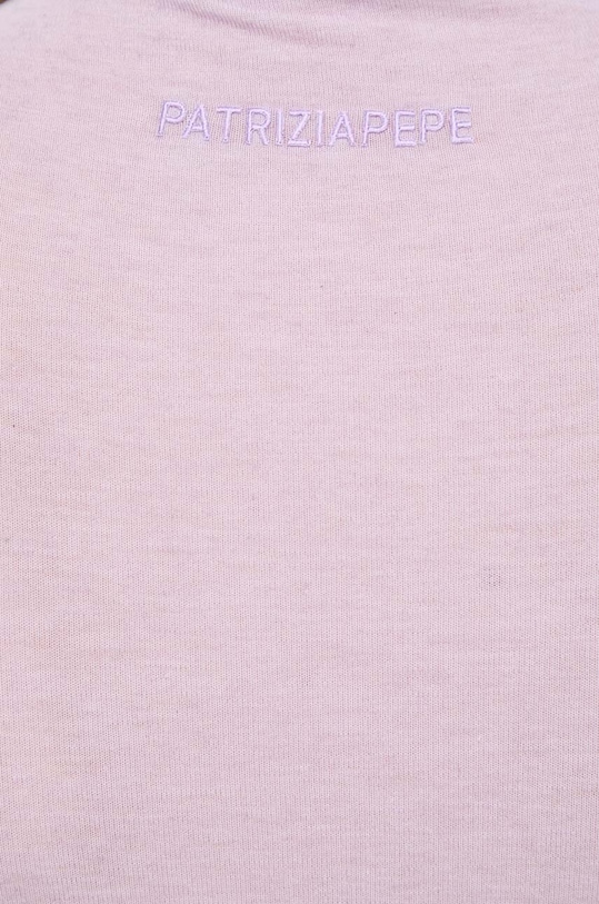 Πουκάμισο μακρυμάνικο με μείγμα κασμίρ Patrizia Pepe 8M1578.J178 μωβ