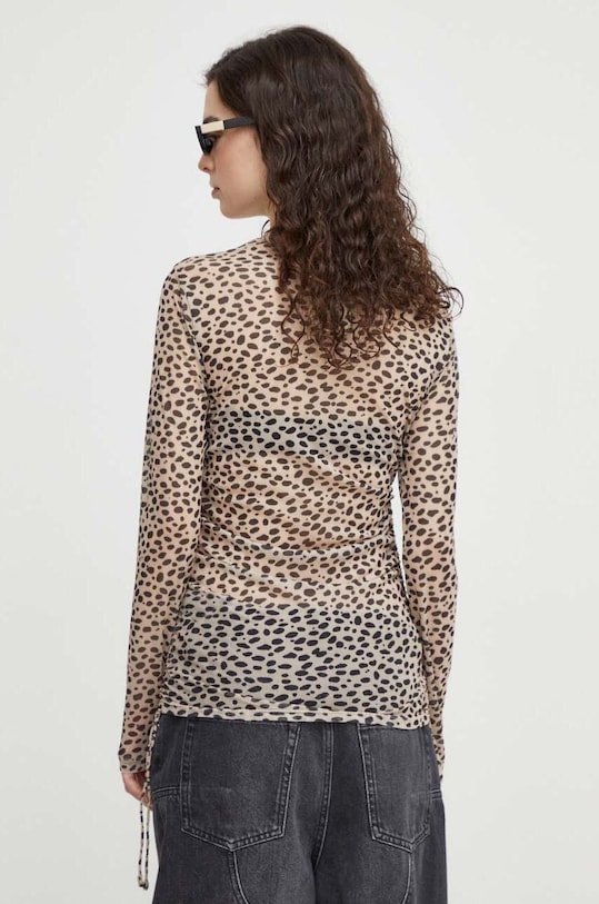 Oblečení Tričko s dlouhým rukávem Levi's A7308 béžová