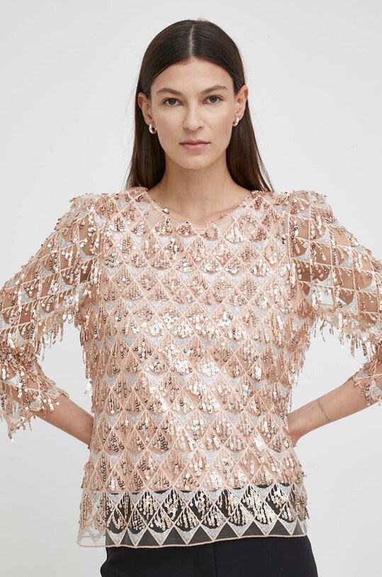 Halenka Bruuns Bazaar SweetbayBBLeonise blouse regular oranžová BBW3787