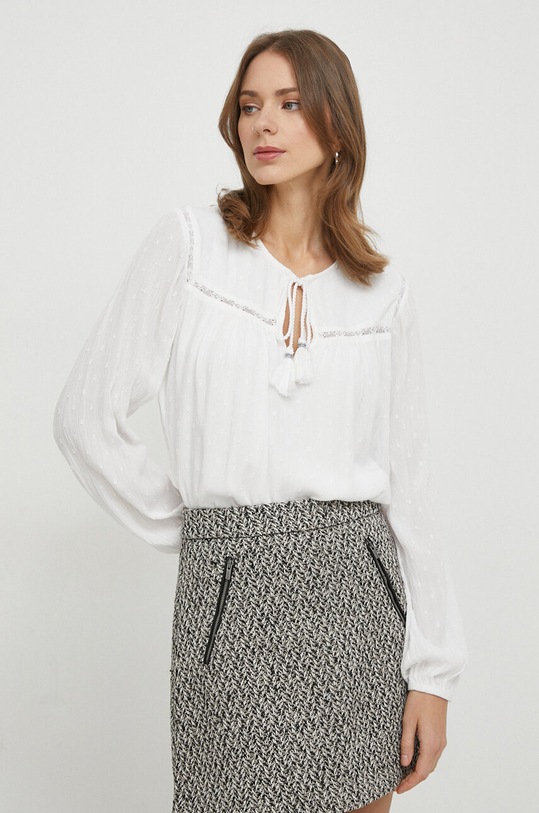 Pepe Jeans bluza uni alb PL304717