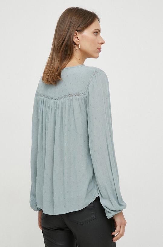 Ρούχα Μπλουζάκι Pepe Jeans ALANIS PL304717 τιρκουάζ