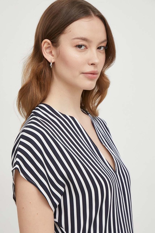 Halenka Tommy Hilfiger pruhy námořnická modř WW0WW41845