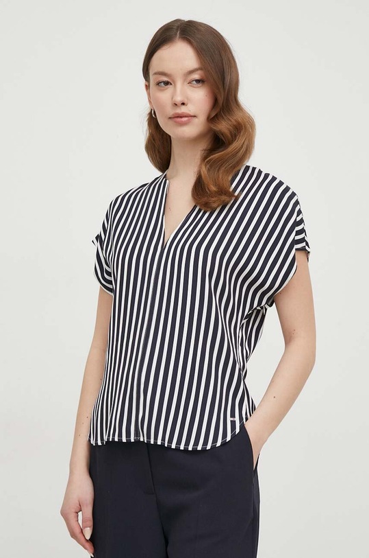 Halenka Tommy Hilfiger námořnická modř WW0WW41845