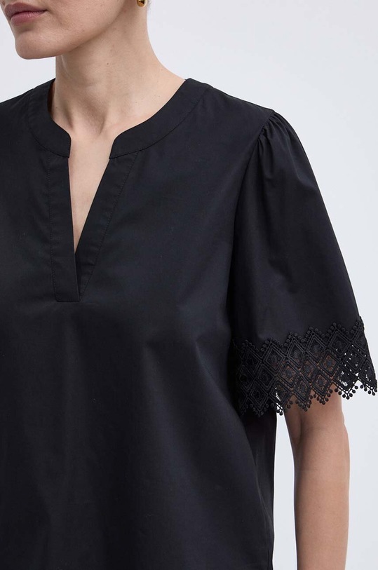 Μπλουζάκι Twinset 241TT2234 μαύρο