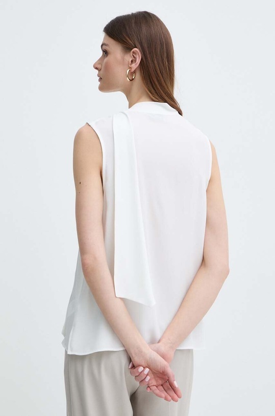 Odzież Marella top z domieszką jedwabiu 2413161021200 biały