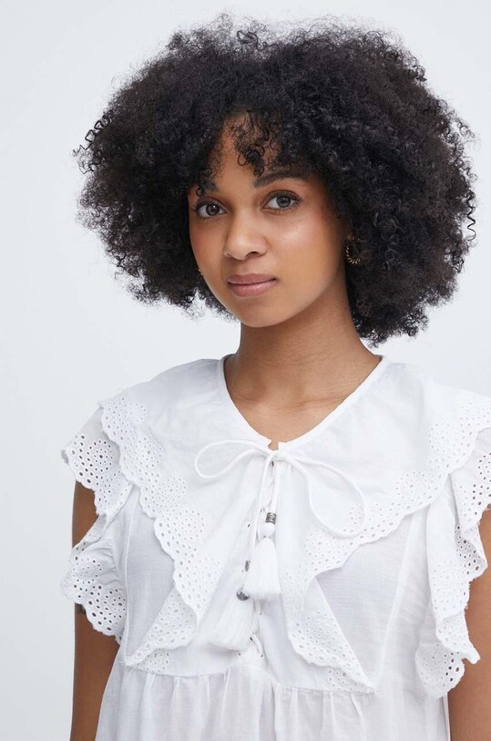 Bavlnená blúzka Pepe Jeans DOROTEA biela PL304815