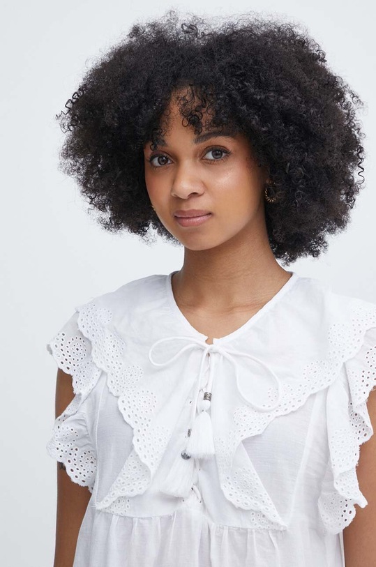 Bavlnená blúzka Pepe Jeans DOROTEA biela PL304815