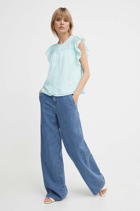 Πουκάμισο Pepe Jeans DAKOTA DAKOTA PL304822 τιρκουάζ SS24