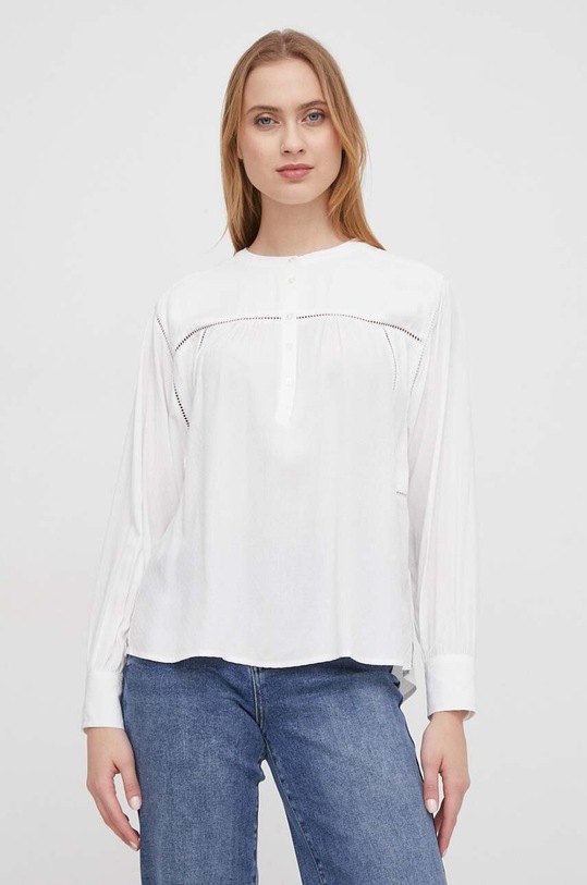 Μπλουζάκι Pepe Jeans CLEMENTINA λευκό PL304834