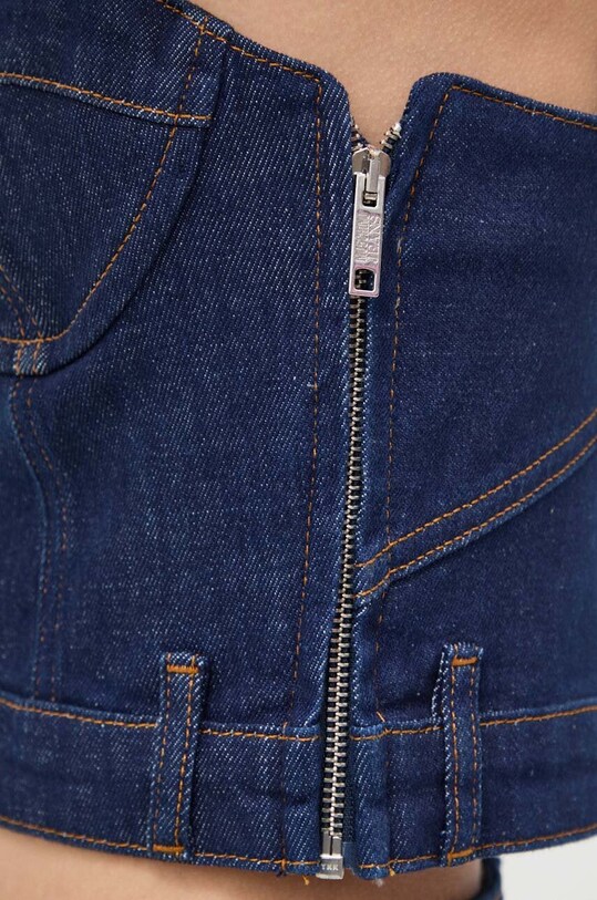 Джинсовый топ Moschino Jeans 0801.3239 голубой