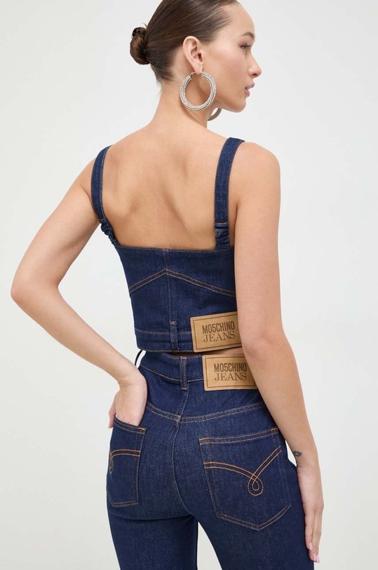 Oblečenie Džínsový top Moschino Jeans 0801.3239 tmavomodrá