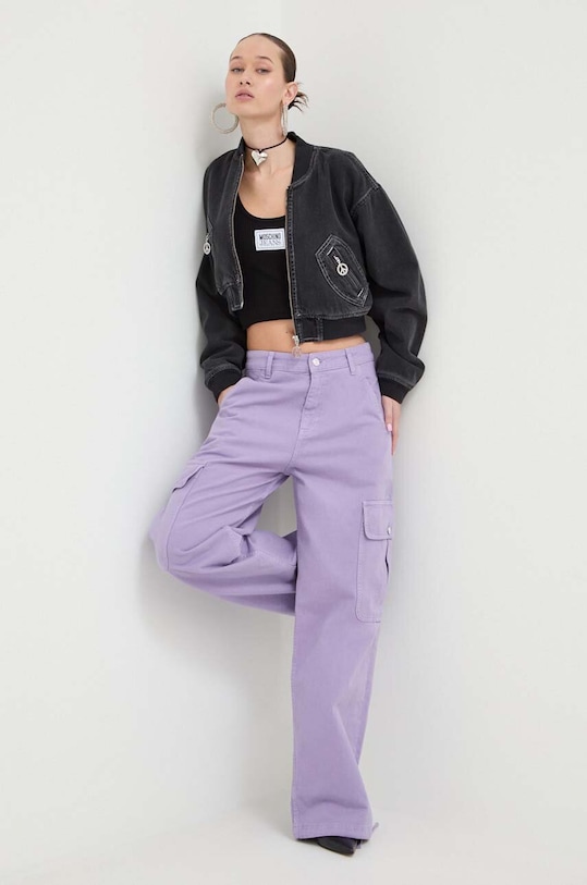 Top Moschino Jeans 0809.3259 černá SS24