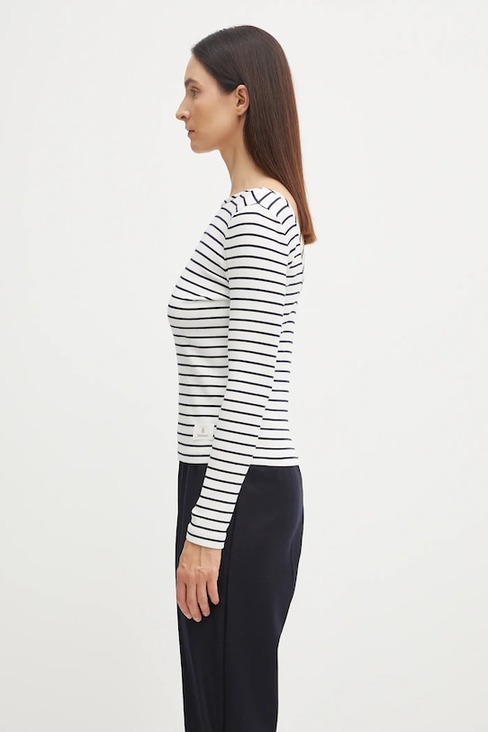 Barbour longsleeve LML0856 biały SS24