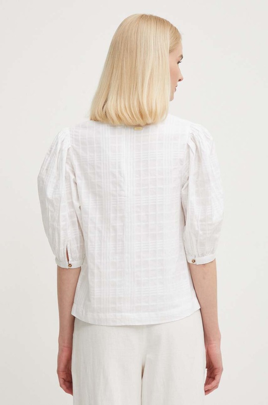 Odzież Barbour bluzka bawełniana Modern Heritage LSH1592 biały