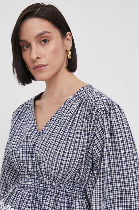 Barbour camicetta blu navy LSH1598