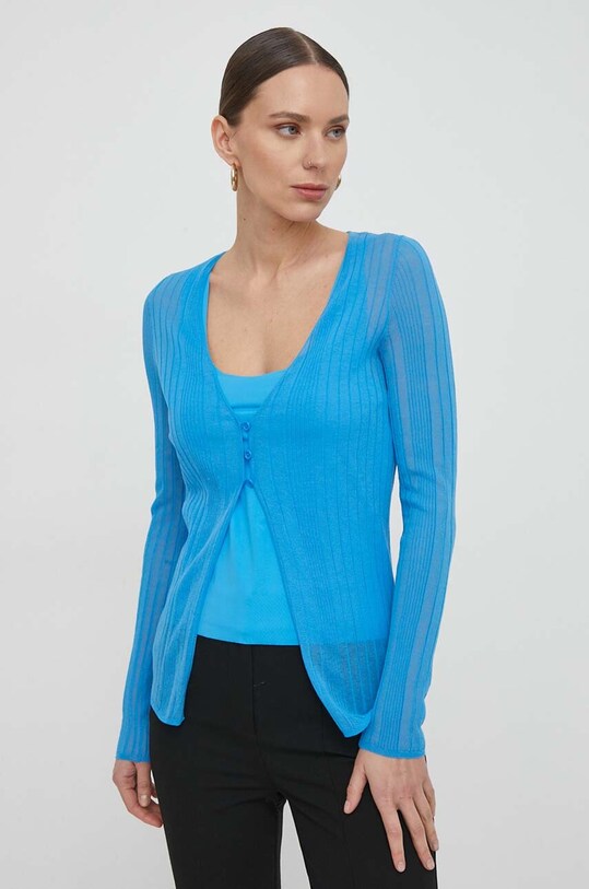 Pinko cardigan și top 103543.A1ND albastru AA00