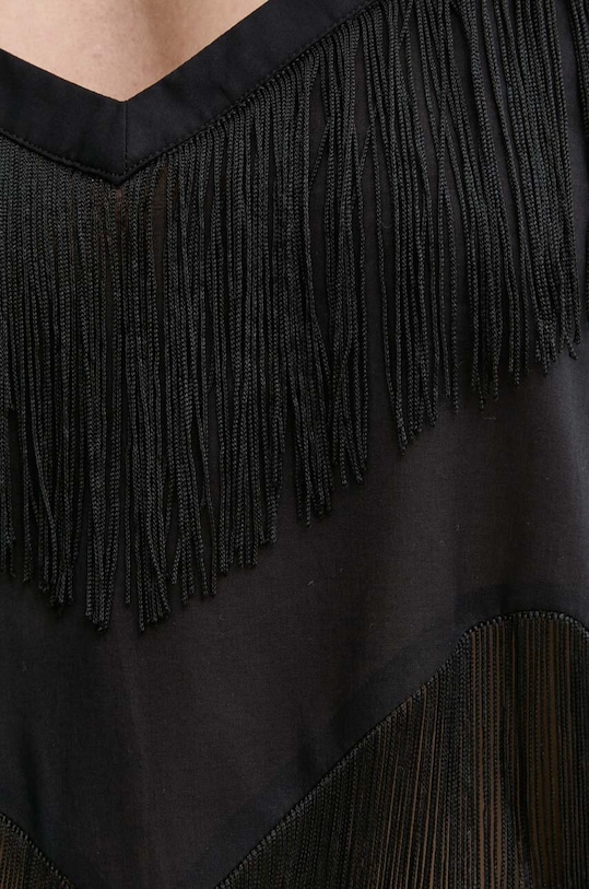 Pinko bluza din bumbac 103734.A1XN negru