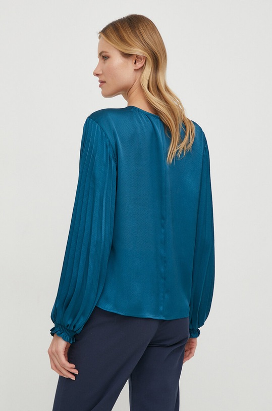 Oblečenie Blúzka United Colors of Benetton 5WZGDQ07Q modrá