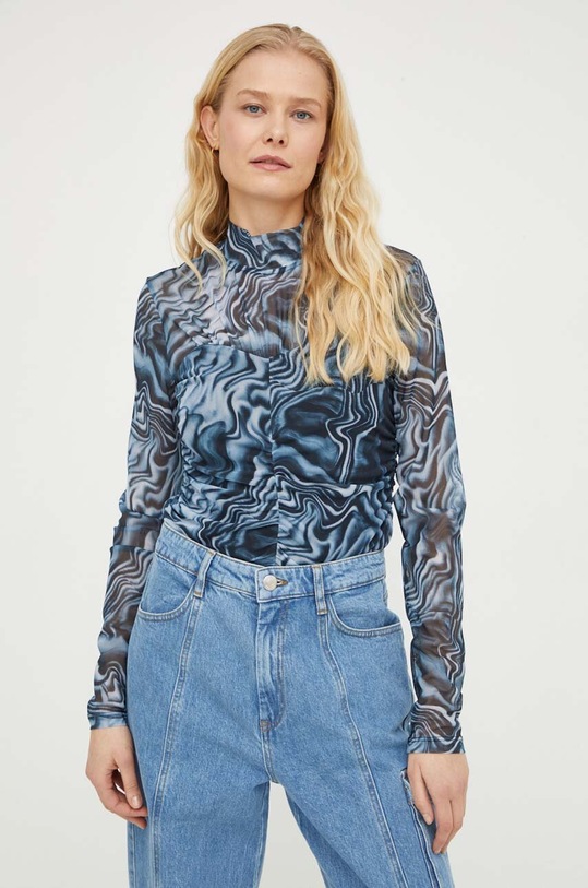 Gestuz bluzka niebieski 10908297