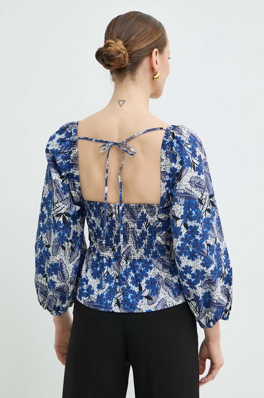 Одяг Бавовняна блузка Weekend Max Mara 2415161042600 блакитний