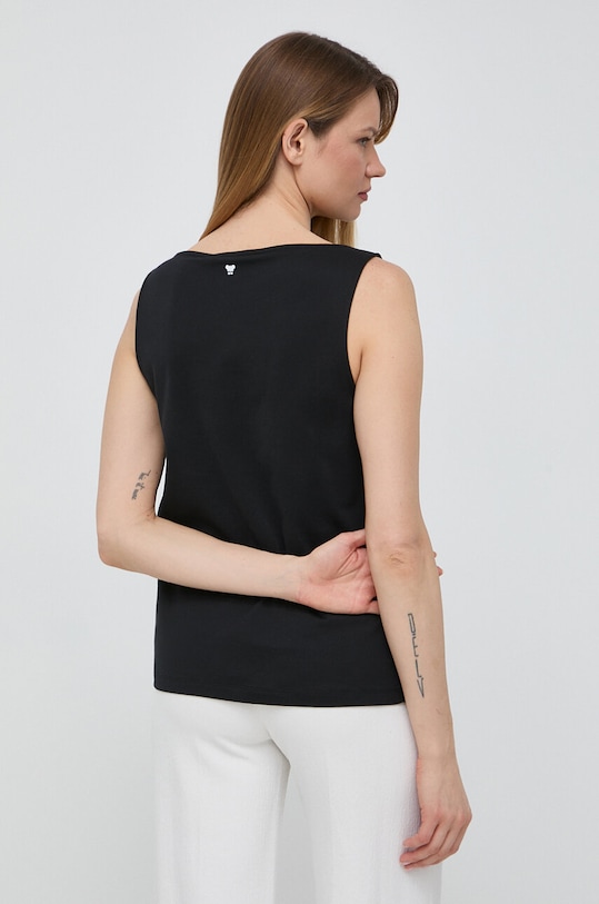 Ruházat Weekend Max Mara pamut top 2415941062600 fekete