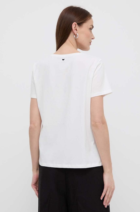 Odzież Weekend Max Mara bluzka lniana 2415941072600 biały