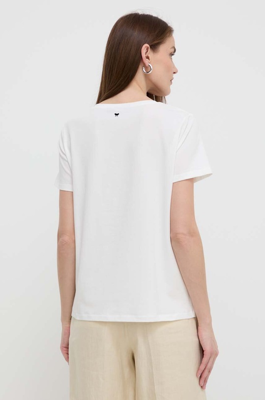 Odzież Weekend Max Mara bluzka lniana 2415941072600 biały
