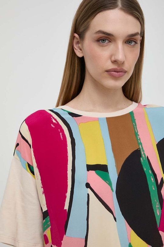 Weekend Max Mara bluzka jedwabna multicolor 2415941112600