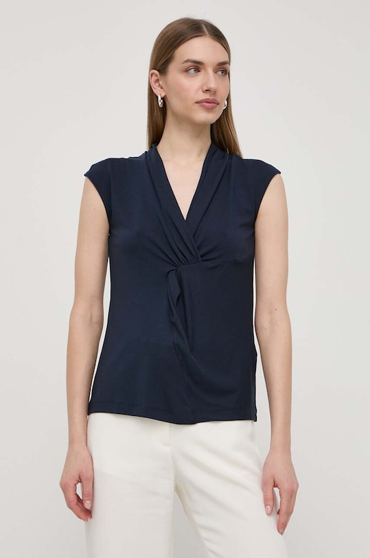 Weekend Max Mara t-shirt granatowy 2415941142600