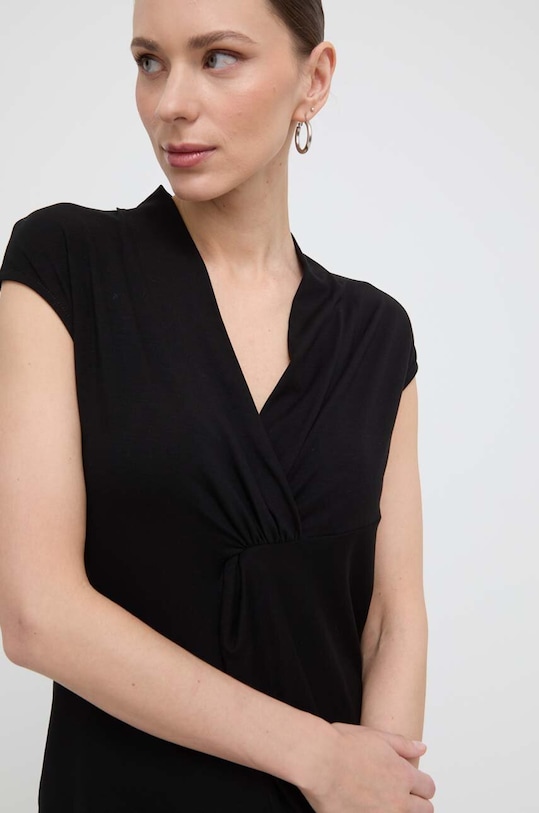 Μπλουζάκι Weekend Max Mara με ελαστάν μαύρο 2415941142600