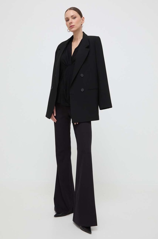 Μπλουζάκι Weekend Max Mara 2415941142600 μαύρο SS24