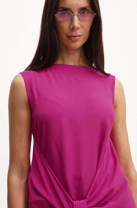 Top s příměsí hedvábí Weekend Max Mara růžová 2415941152600