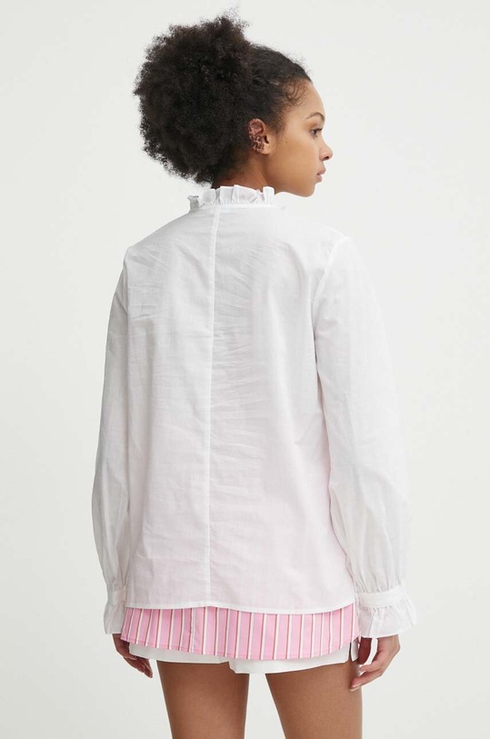 Odzież United Colors of Benetton bluzka bawełniana 5QAMDQ089 biały