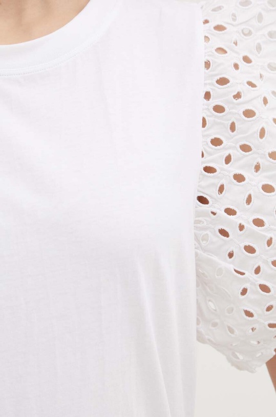 Μπλουζάκι United Colors of Benetton 3S6HD107C λευκό