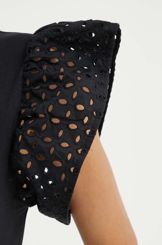 United Colors of Benetton bluzka 3S6HD107C czarny