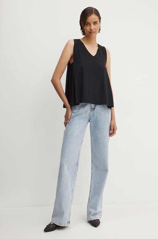 United Colors of Benetton bluzka 3096D1075 czarny SS24