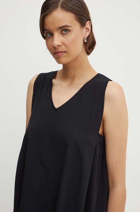 United Colors of Benetton bluzka czarny 3096D1075