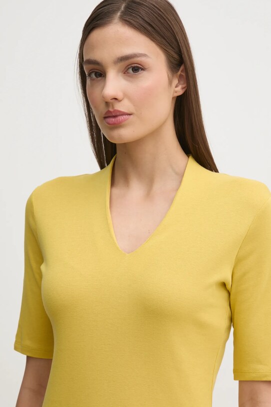 United Colors of Benetton t-shirt bawełniany zielony 3GA2D400U