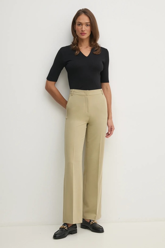 United Colors of Benetton pamut póló 3GA2D400U fekete AW25