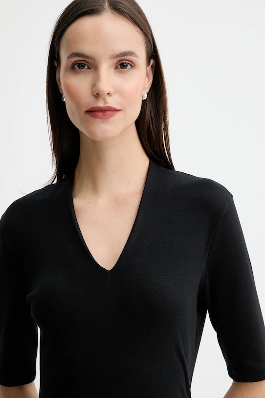 Îmbrăcăminte United Colors of Benetton tricou din bumbac 3GA2D400U negru