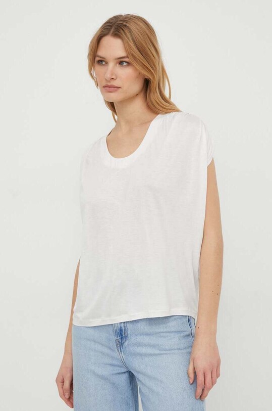 Футболка United Colors of Benetton relaxed бежевый 37RTD106E