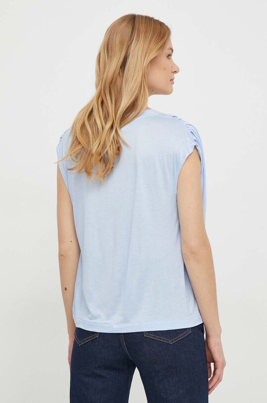 Одяг Футболка United Colors of Benetton 37RTD106E блакитний